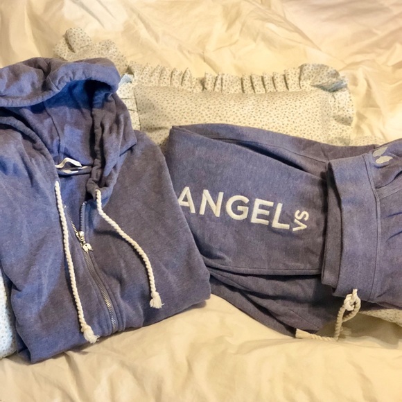 Victoria's Secret Other - Victoria’s Secret Zip Up Hoodie and Bottoms